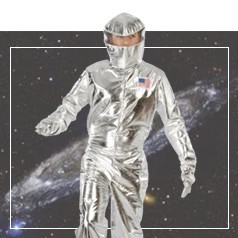 Trajes de astronauta adulto