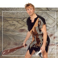 Trajes de troglodita masculinos