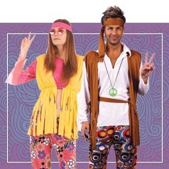 Trajes hippies adultos