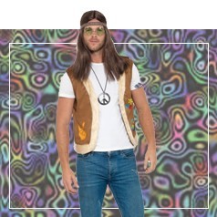 Trajes hippie do homem