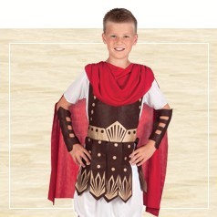 Trajes de gladiadores para crianças