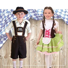 Trajes infantis da Oktoberfest