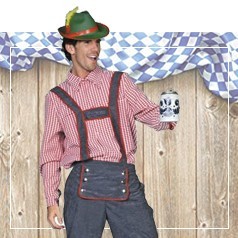 Trajes adultos da Oktoberfest